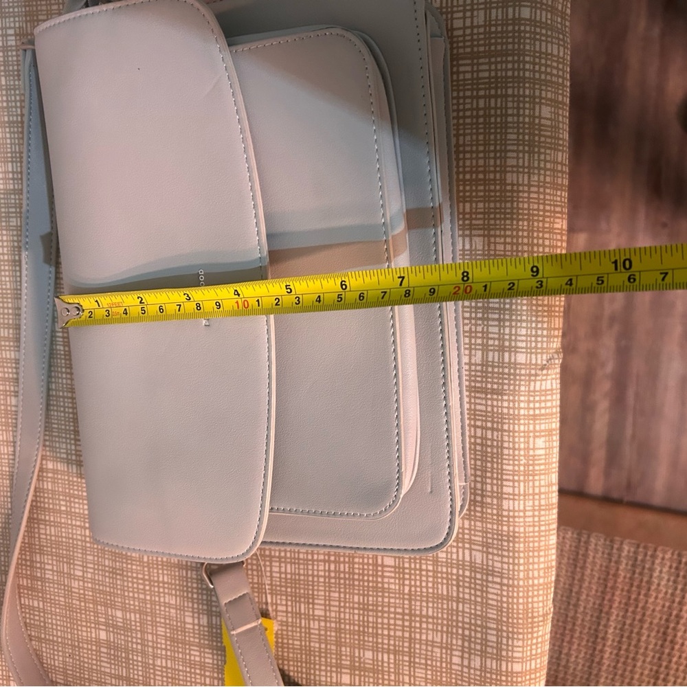 Pixie Mood Light Gray Vegan Leather Crossbody Bag… - image 7